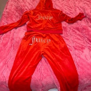 Juicy couture rhinestone sweatsuit/ tracksuit